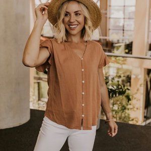 *BRAND NEW* Sunkissed Ruffle Top